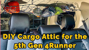 4Runner DIY Cargo Area Attic for 5th Gen 4Runners (Version 1)