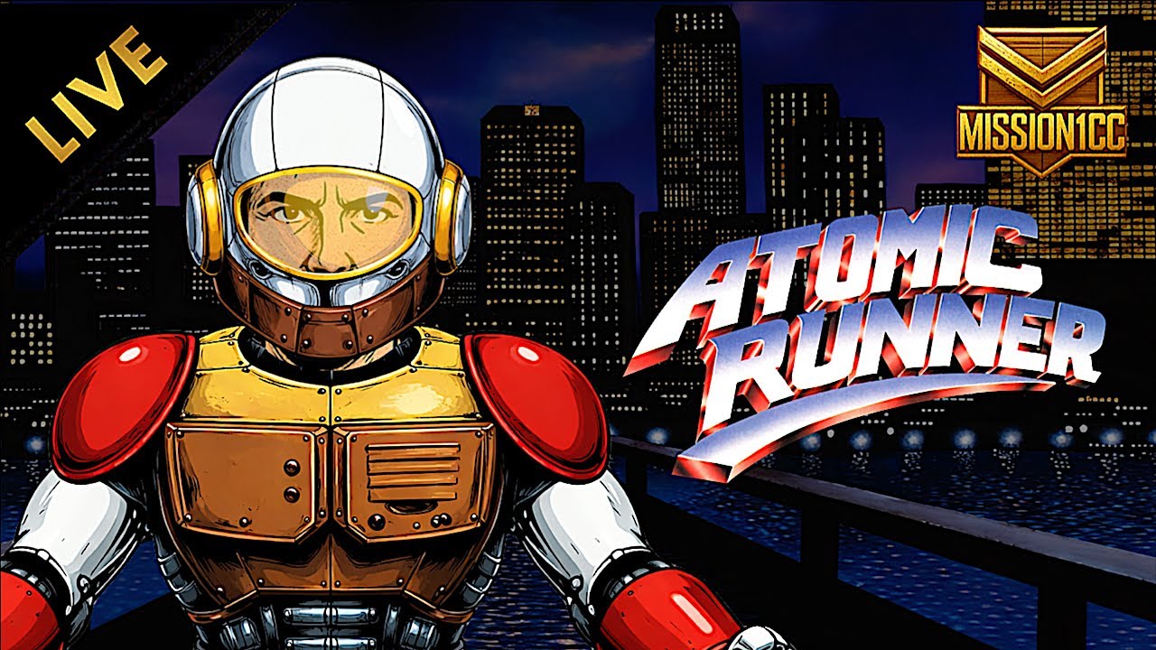 MISSION 1CC - ATOMIC RUNNER / CHELNOV - MEGA DRIVE ‪@drinkwildsoda‬