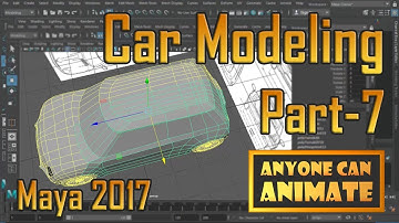 Maya 2017 Tutorial : Car Modeling - Part 7