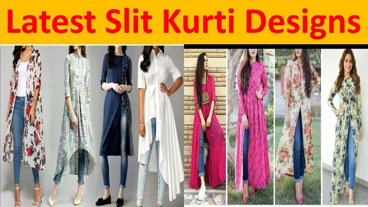 Latest Front Slit Kurti || Slit Kurti Designs 2019