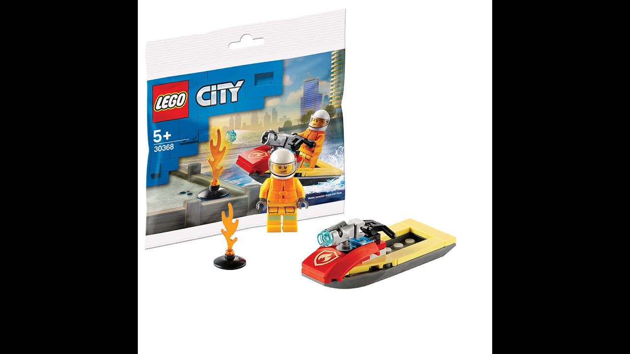 LEGO City - Fire Rescue Water Scooter (30368) Speed Build