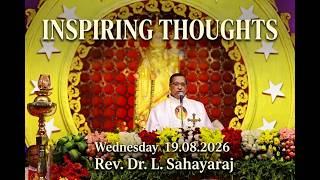Inspiring Thoughts: 08/19/2026 - Wednesday - Reflection