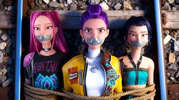 Mission: Rescue Huntrix from a Train | K-Pop Demon Hunters