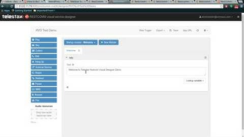 Designing an application for RestComm Application Store