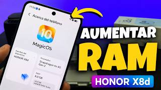 HONOR X8d: Cómo ACTIVAR la RAM VIRTUAL y AUMENTAR la MEMORIA RAM 🚀📱