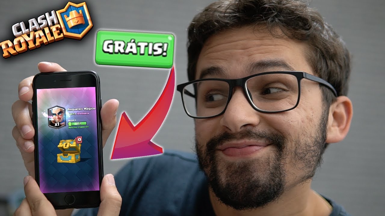 A SECRETA RECEITA PRA CONSEGUIR CARTA LENDÁRIA GRÁTIS no BAÚ DA COROA NO CLASH ROYALE clash royale update