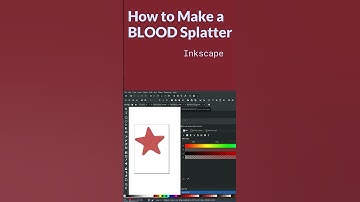 Make a Splatter in inkscape quickly