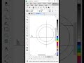 creative logo design circle unique #coreldrawtutorial #graphicdesign #shorts #indian
