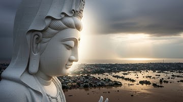 Tượng Quan Âm Giữa Lũ Lụt Đà Nẵng Bất Ngờ Tỏa Hào Quang - Câu Chuyện Khiến Hàng Triệu Người Im Lặng