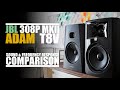 Adam Audio T8V  vs  JBL 308P MKII  ||  Sound & Frequency Response Comparison