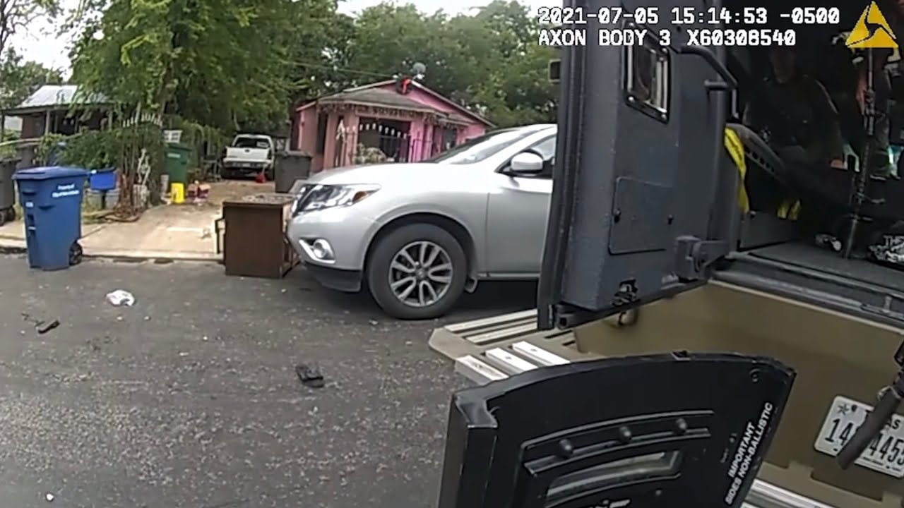 Bodycam Officer Involved Shooting. San Antonio, TX. July 5, 2021. YouTube