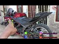 BYSON CARBU. CUSTOM BODY R25 MIX. RAMPING RAPIH ENAK DI LIAT WALAUPUN MASIH SETANDARAN.