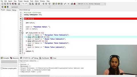 Algoritma Tahun kabisat