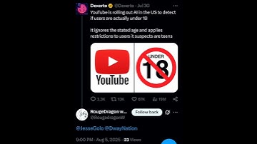 The YouTube AI Age Verification Debacle.