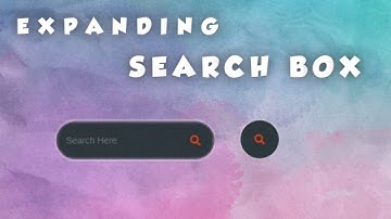 Search Box - Create awesome searchbox using HTML & CSS