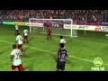 Fifa 10 santana gets bullied by nilmar funny kick after own goal