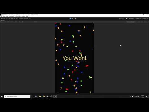 Unity Confetti effect using particles