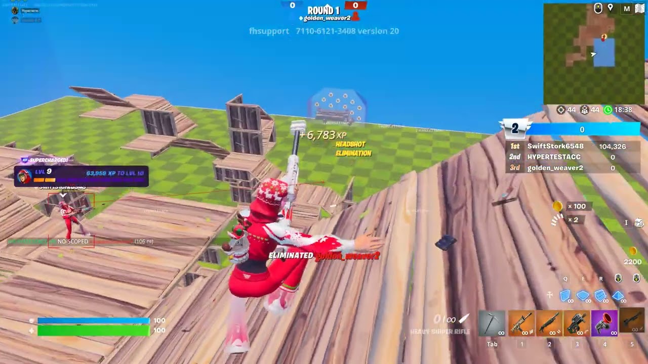 Fortnite Trolling in Creative with aimbot