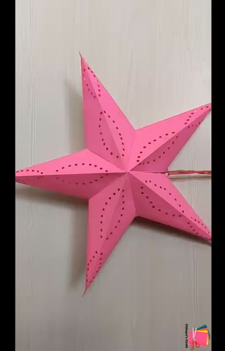DIY Giant paper stars - Eco-friendly Holiday decoration • Family