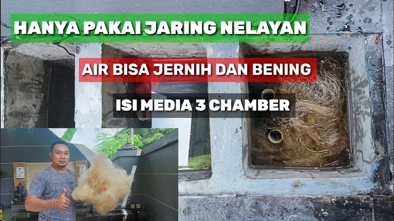 media filter 3 chamber kolam bening ini rahasianya YouTube