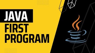 Write your FIRST Java Program