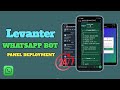 Create WhatsApp Bot Levanter - Lyfe MD | Deploy WhatsApp Bot On Panel 24/7