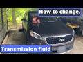 How to change transmission fluid on a 2016 kia sorento