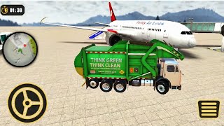 Airport Trash Truck Driver - Garbage Dump Truck Simulator 2024 - Android GamePlay screenshot 3