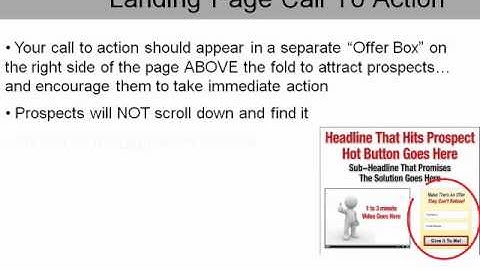 Free Lead Generation Strategies Part 3: How To Create A Prospect Capturing Landing Page