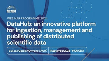 EGI DataHub: an innovative platform for the ingestion, management and publishing of distributed data