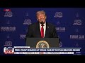 FULL: Trump speaks at Forum Club of the Palm Beaches Dinner