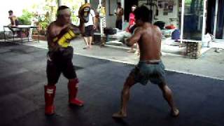 Lerdsila Choumpairtour Training At Jocky Gym Partie 2