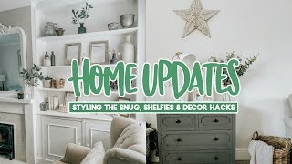 HOME UPDATES SNUG STYLING, SHELFIES & DECOR HACKS | KATE MURNANE
