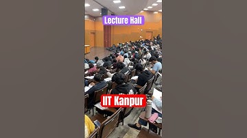 Classes at IIT Kanpur 🤯 #dreamiit #iitkanpur #exams #iitjee #iitmotivation #divinegullygang