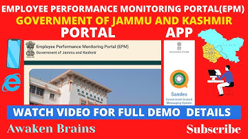 Employee Performance Monitoring Portal(EPM)Government of Jammu and Kashmir with Full Details JKGAD
