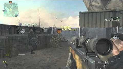 Modern Warfare 3 - L118a Triple Feed first blood