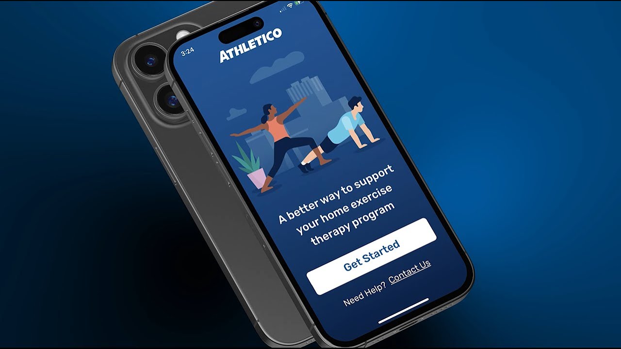 Access Your Personalized Home Exercise Plan with Virtual Coaching Support on the Athletico App