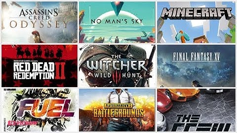 30 Biggest Open-World Video Games Maps Ever Ranked By Size