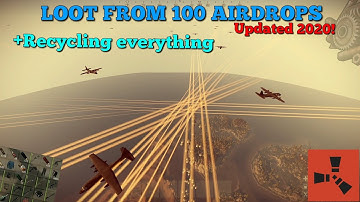 RUST - LOOT FROM 100 AIRDROPS
