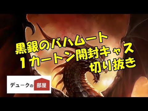 切り抜き】5分で分かる黒銀のバハムート1カートン開封【Shadowverse