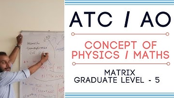 #ATC #AO #AAI #ADVANCE MATHS - MATRIX (GRADUATE LEVEL) - 5
