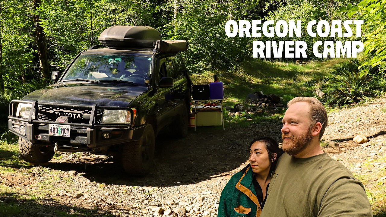 This is what PNW summer truck camping is all about | Oregon coast range dispersed camping