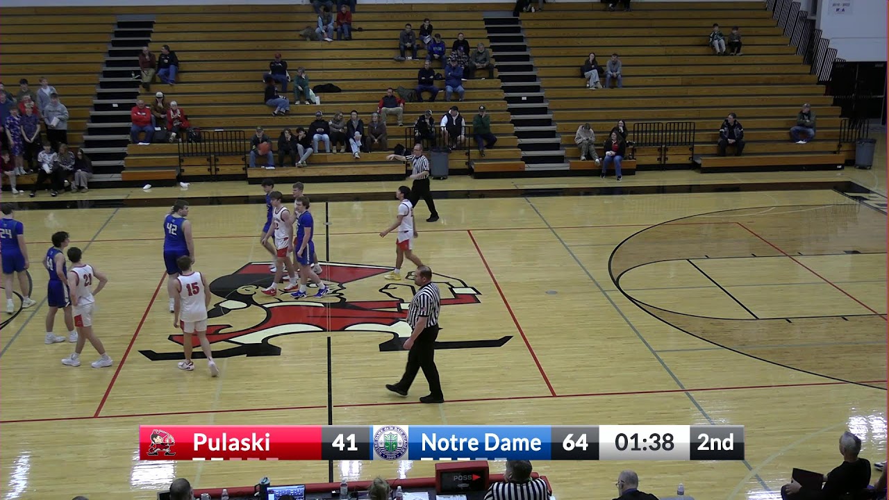 RSN Pulaski Varsity Boys Basketball vs. NDA