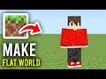 How To Make A Flat World In Minecraft Bedrock - Step By Step