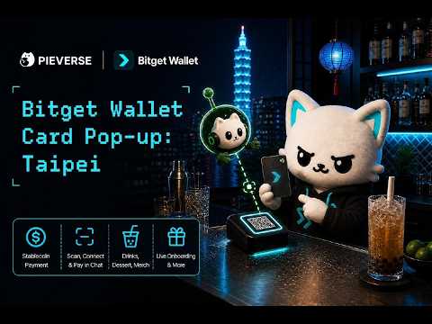 AI Agents Paying for Drinks? We Made It Happen IRL | Bitget Wallet x Pieverse
