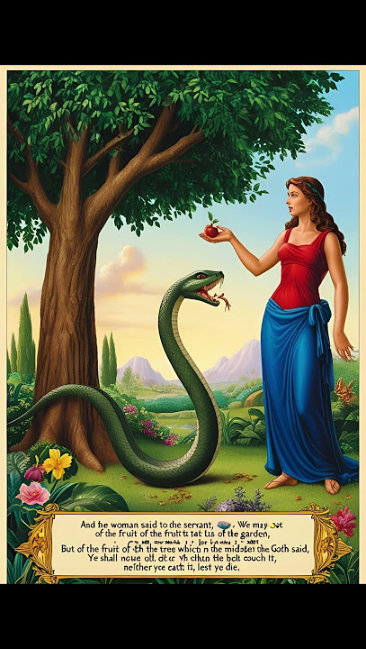 Genesis 3:1–5  The First Temptation: Doubt and Desire#bible #jesus #god #love #faith #christian #god