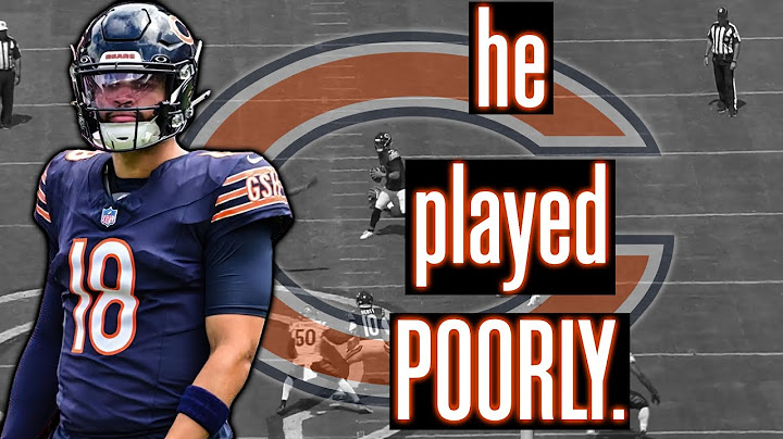 Caleb Williams PLAYED POORLY In Preseason Week 2. (HUGE RED FLAGS!!)
