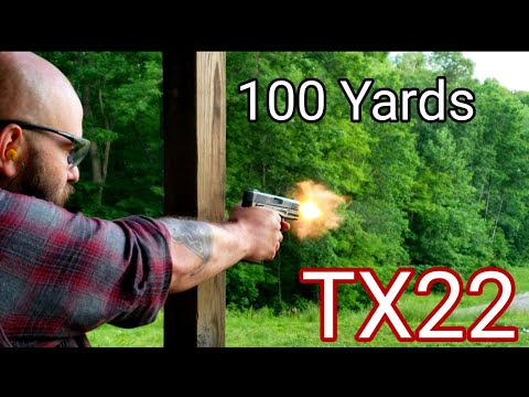 Taurus TX22 Shooting 50 & 100 Yards Long Range