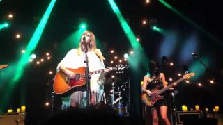 Video thumbnail of "Grace Potter signing Mad Mad River at  the Flynn - Goodnight Irene"