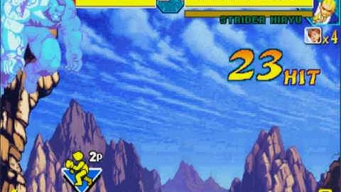 Marvel vs.  Capcom - Captain Commando & Strider Hiryu Ultimate combo